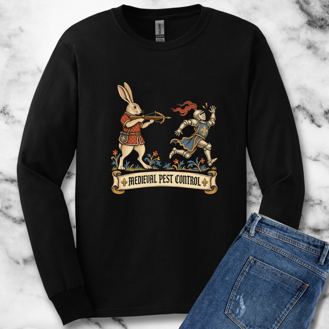 Medieval Pest Control Unisex Long Sleeve Tee