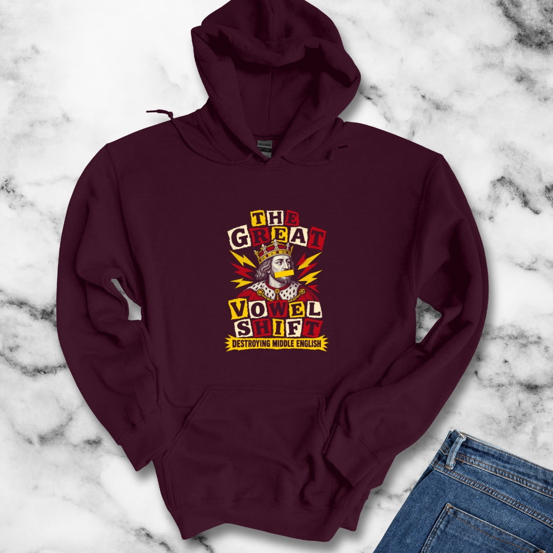 Great Vowel Shift Punk Hoodie