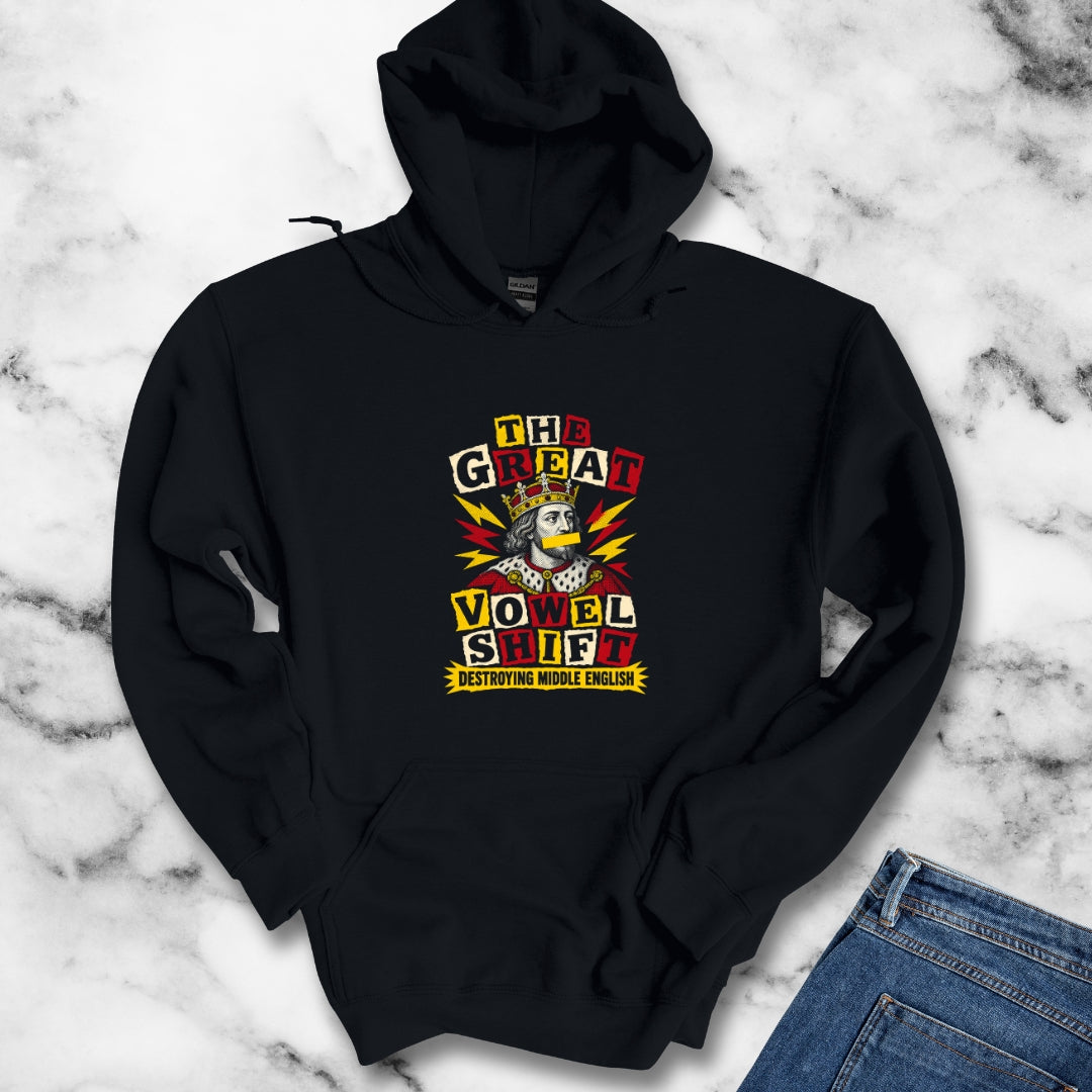 Great Vowel Shift Punk Hoodie