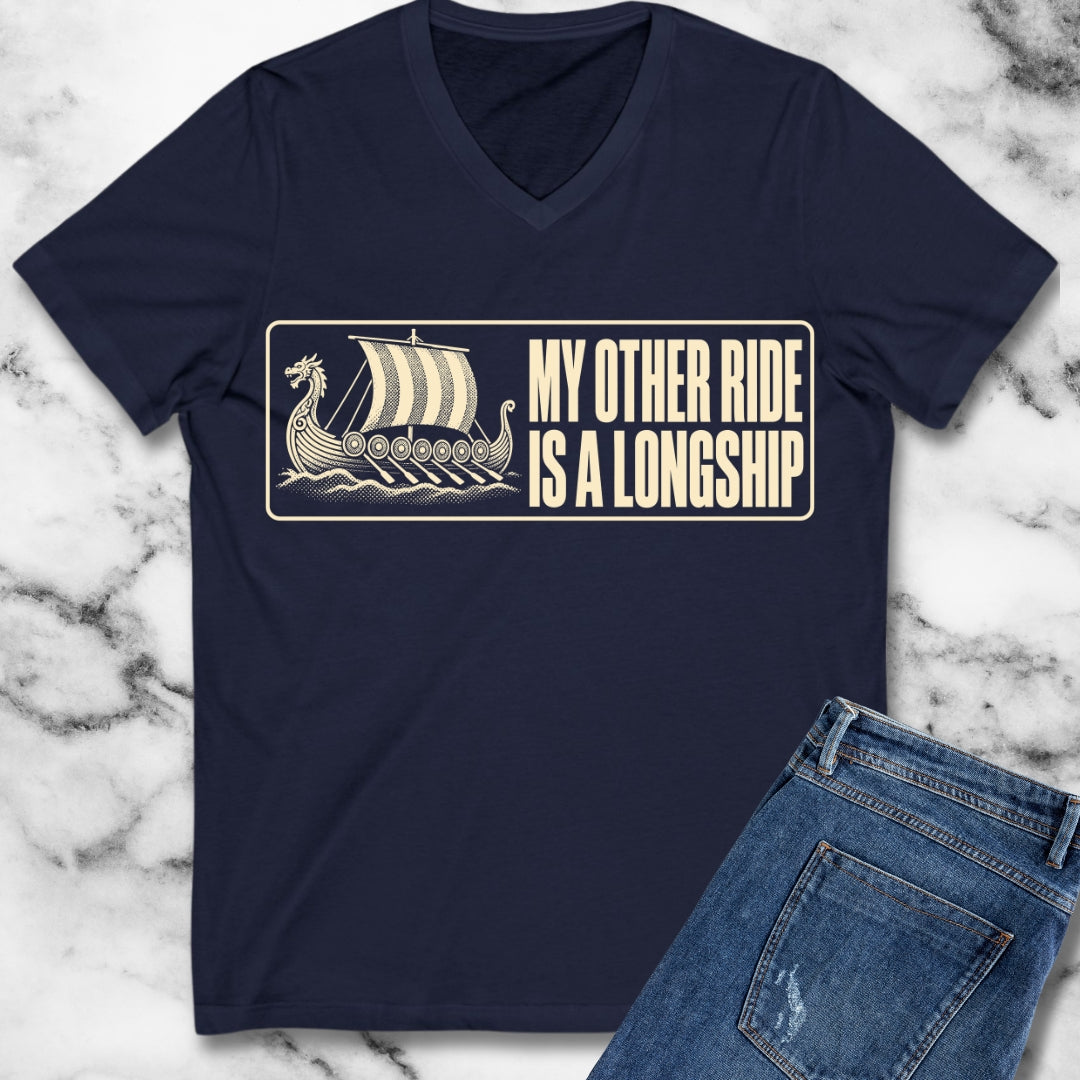 Longship My Other Ride V-Neck