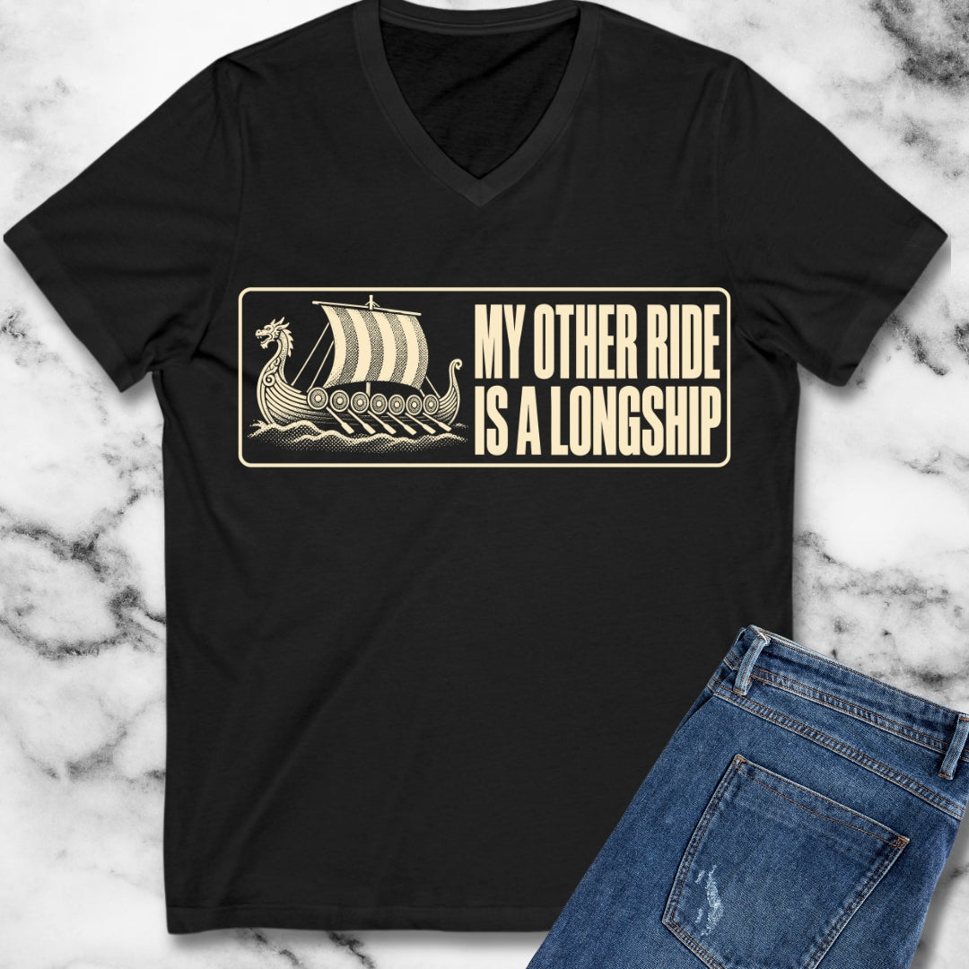 Longship My Other Ride V-Neck