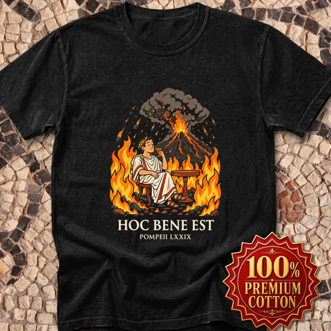 Hoc Bene Est Pompeii Premium Tee