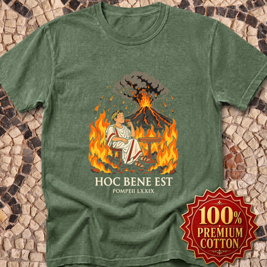 Hoc Bene Est Pompeii Premium Tee