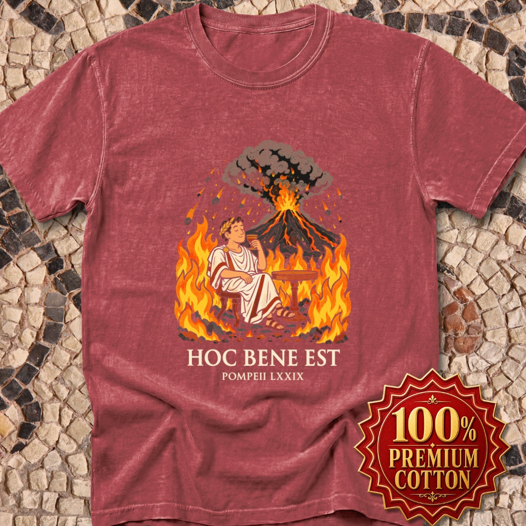 Hoc Bene Est Pompeii Premium Tee