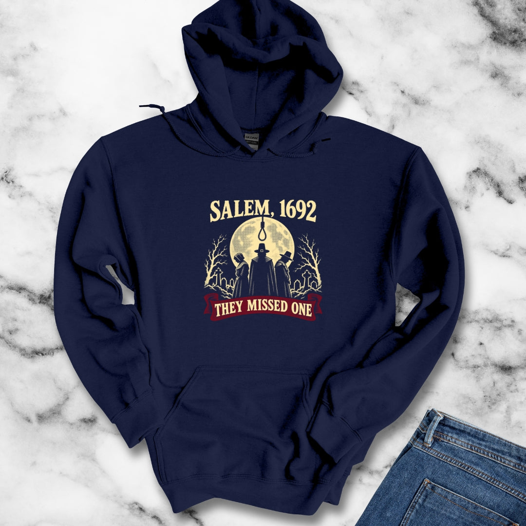Salem 1692 They Missed One - Dark Hoodie
