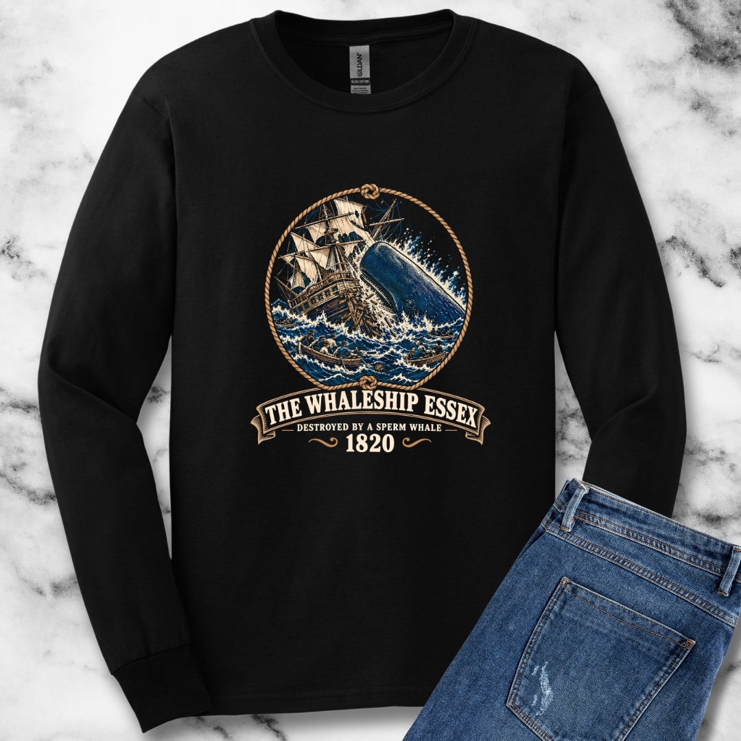 The Whaleship Essex 1820 Unisex Long Sleeve Tee