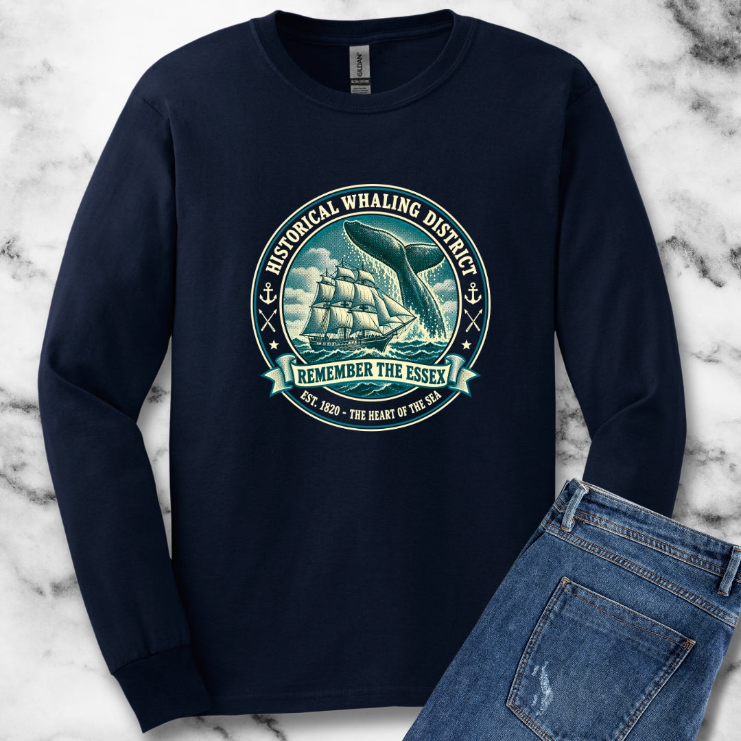 Remember the Essex Whaling District Unisex Long Sleeve Tee