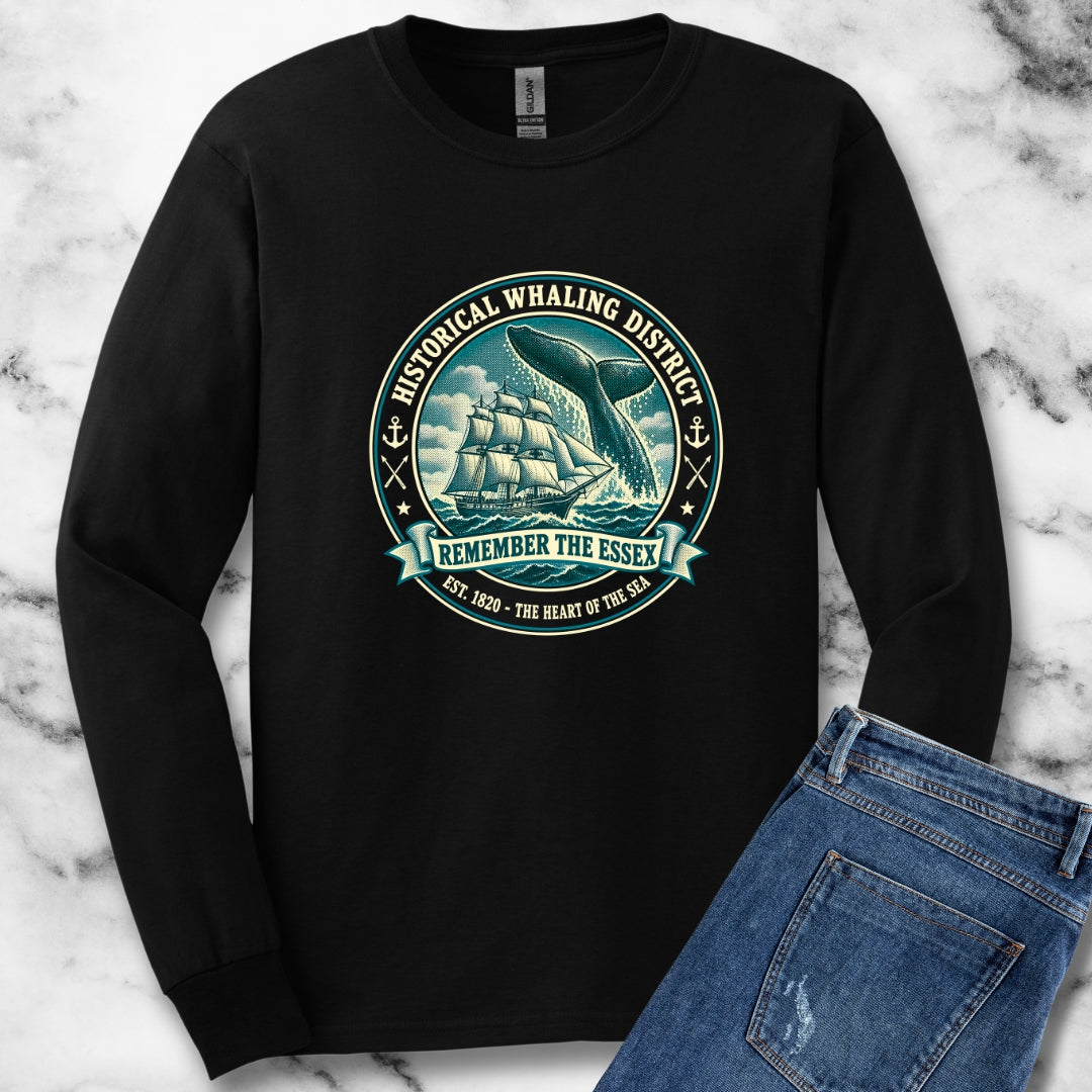Remember the Essex Whaling District Unisex Long Sleeve Tee
