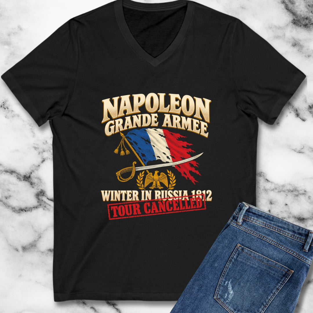 Napoleon Grande Armee Tour Cancelled V-Neck
