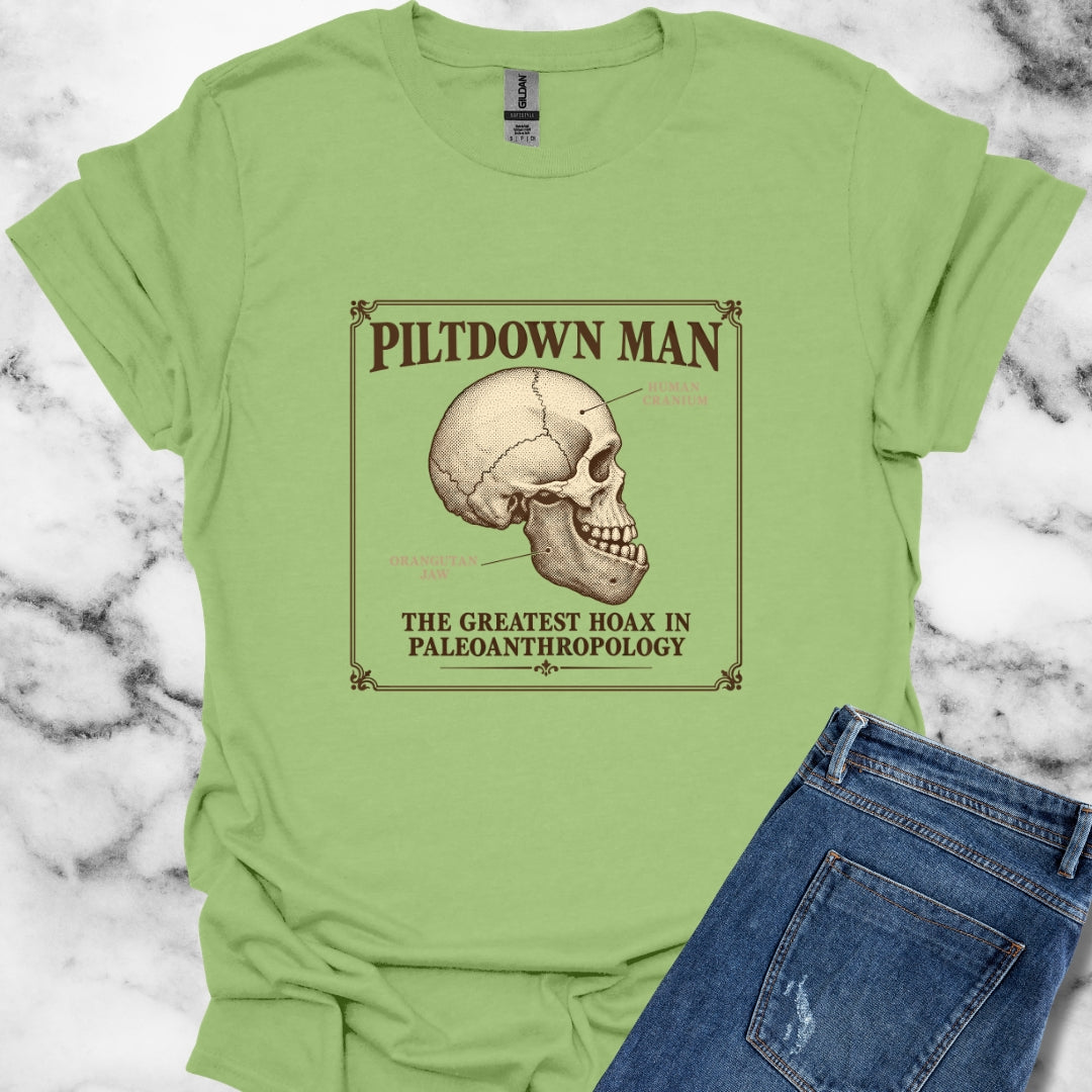 Piltdown Man Scientific Illustration T-Shirt