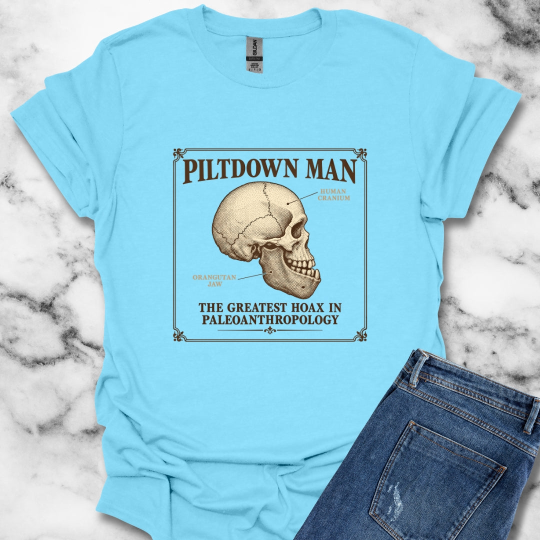 Piltdown Man Scientific Illustration T-Shirt