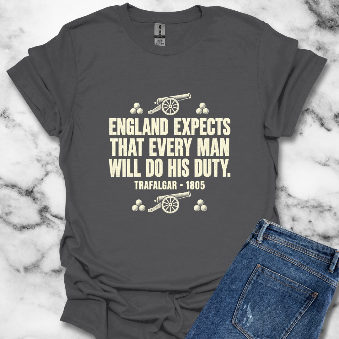 England Expects Trafalgar 1805 T-Shirt