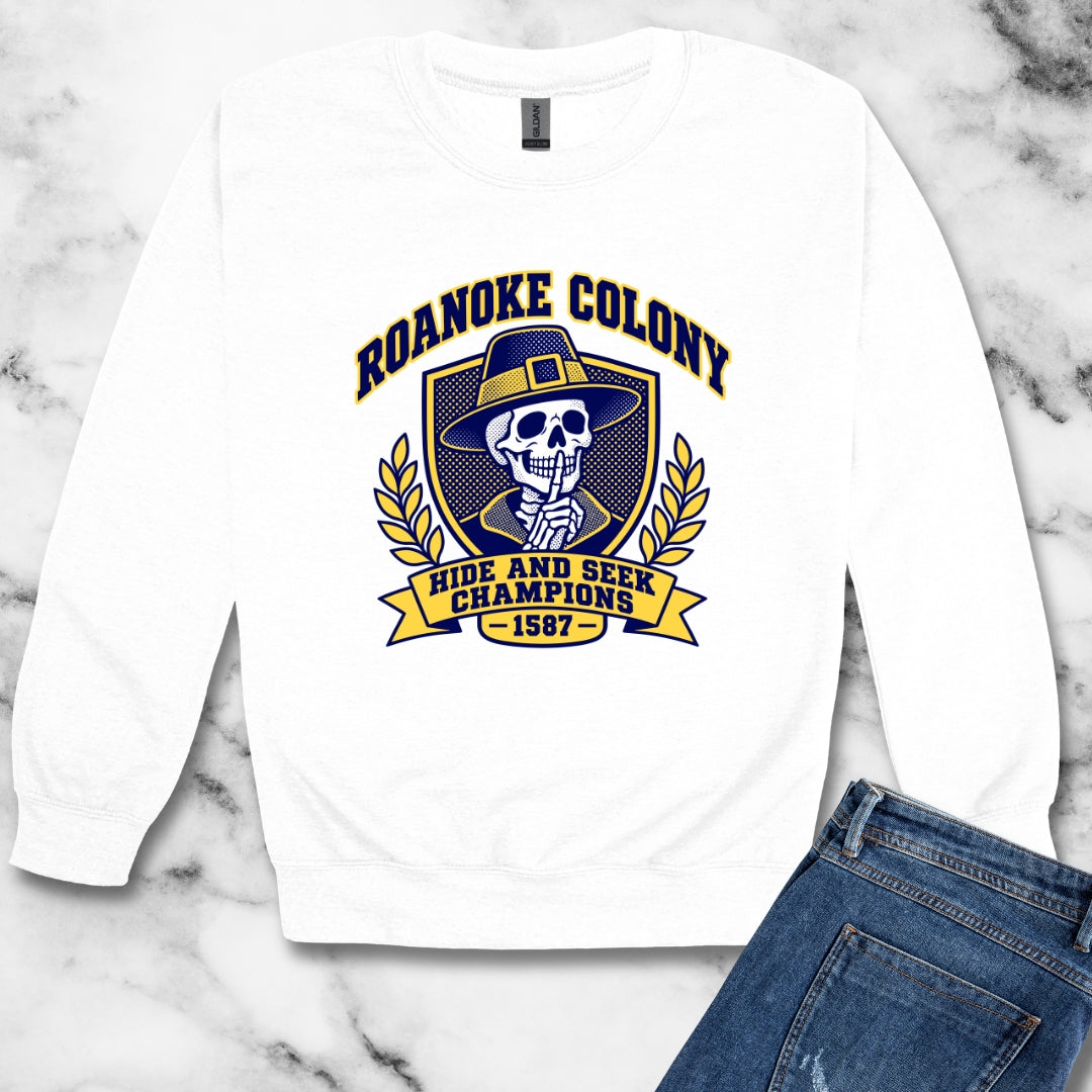 Roanoke Hide and Seek Champions Unisex Heavy Crewneck Sweatshirt