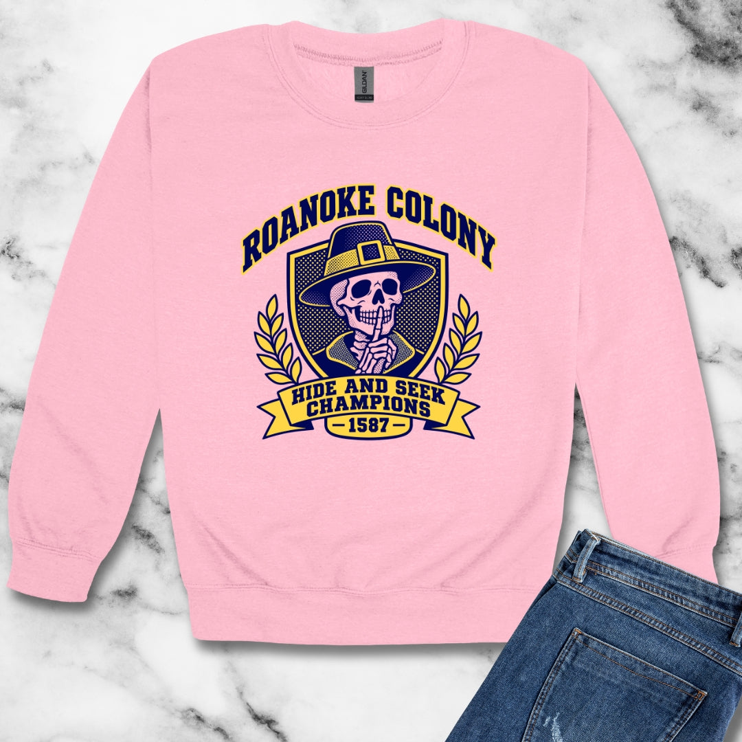 Roanoke Hide and Seek Champions Unisex Heavy Crewneck Sweatshirt