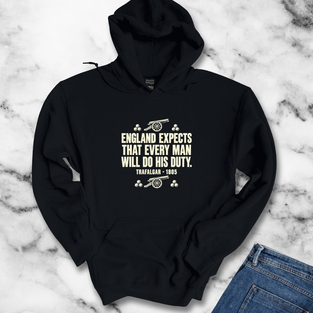 England Expects Trafalgar 1805 Hoodie