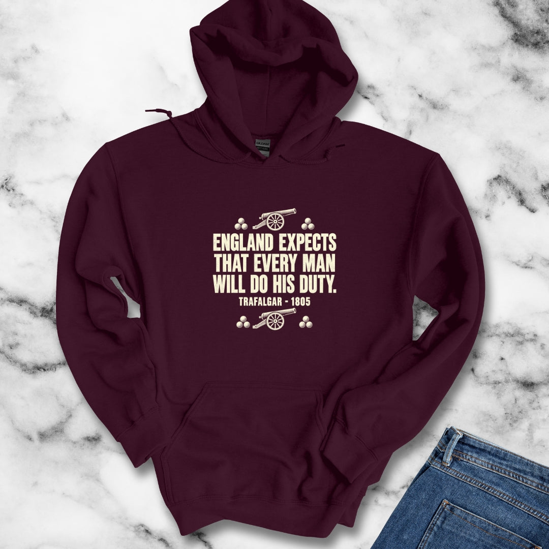 England Expects Trafalgar 1805 Hoodie