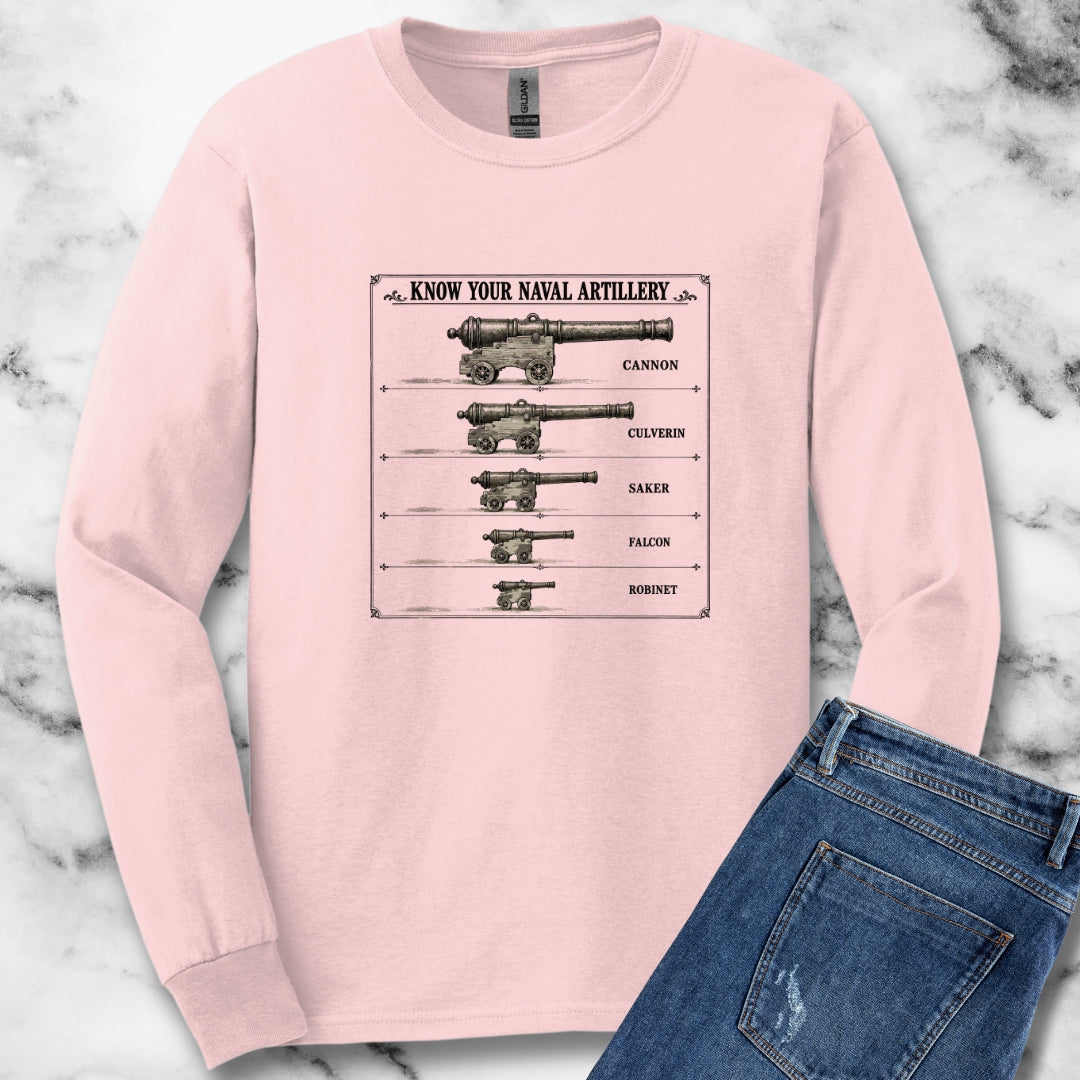 Know Your Naval Artillery Unisex Long Sleeve Tee