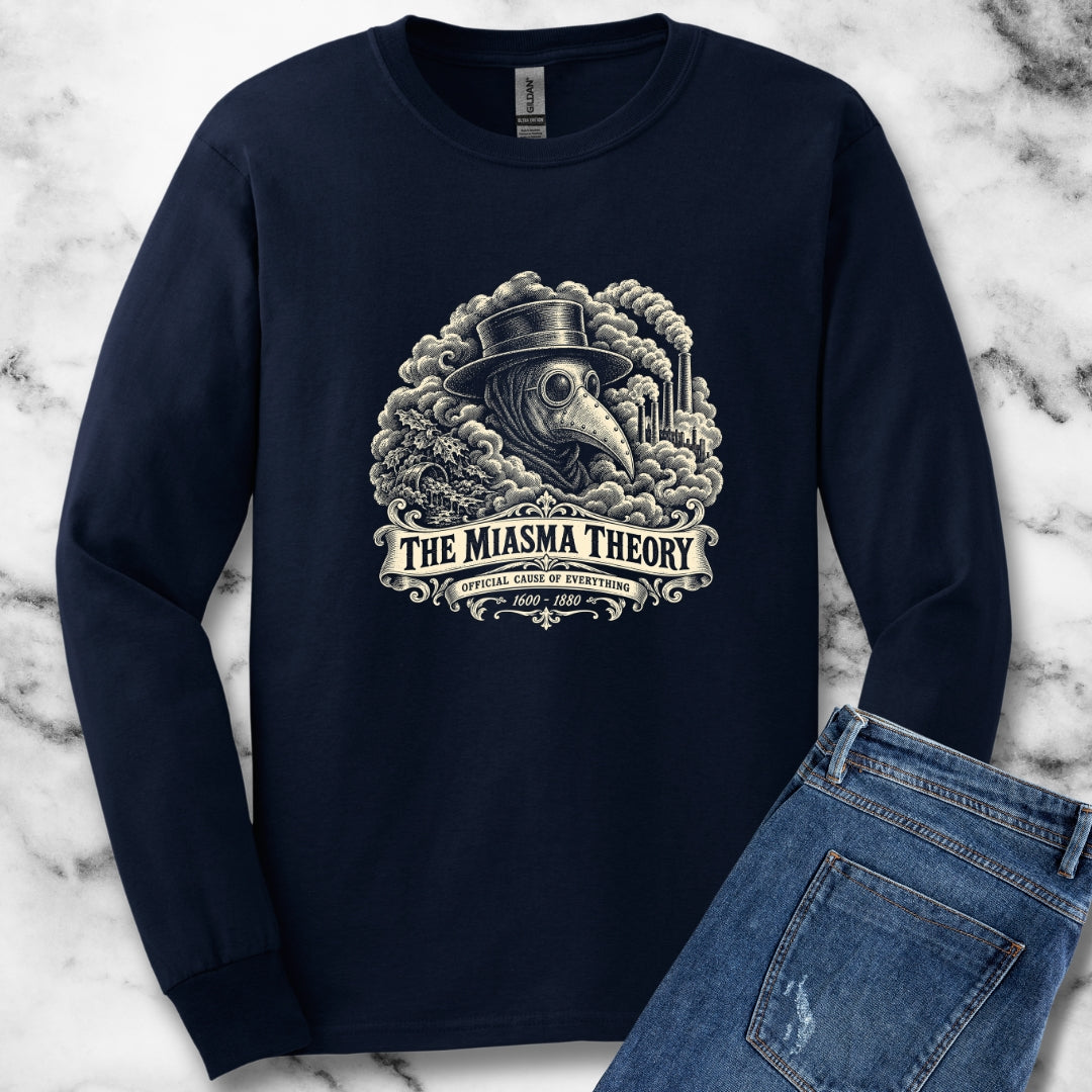 Miasma Theory Plague Doctor Unisex Long Sleeve Tee