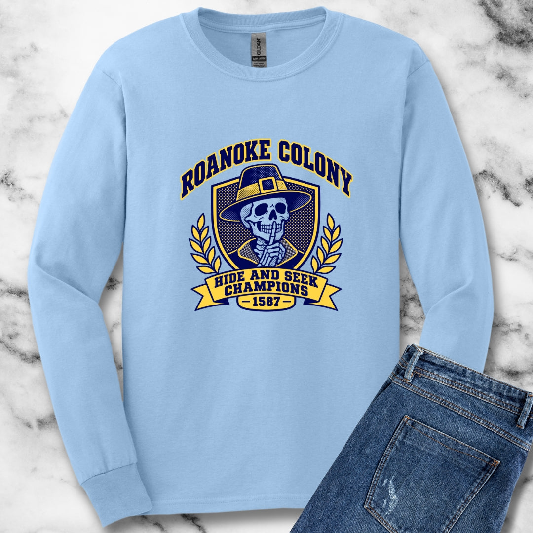 Roanoke Hide and Seek Champions Unisex Long Sleeve Tee