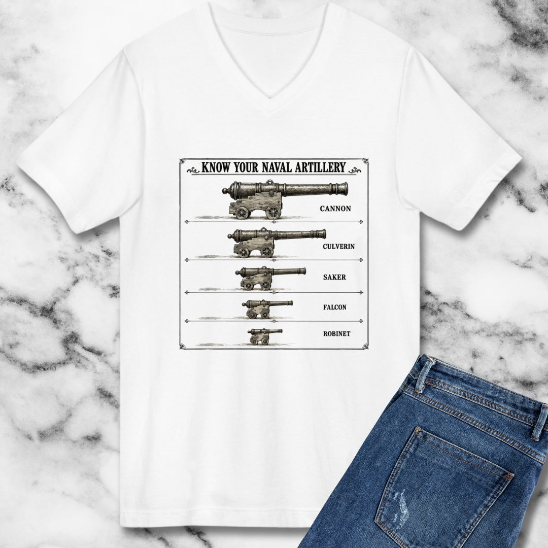 Know Your Naval Artillery V-neck