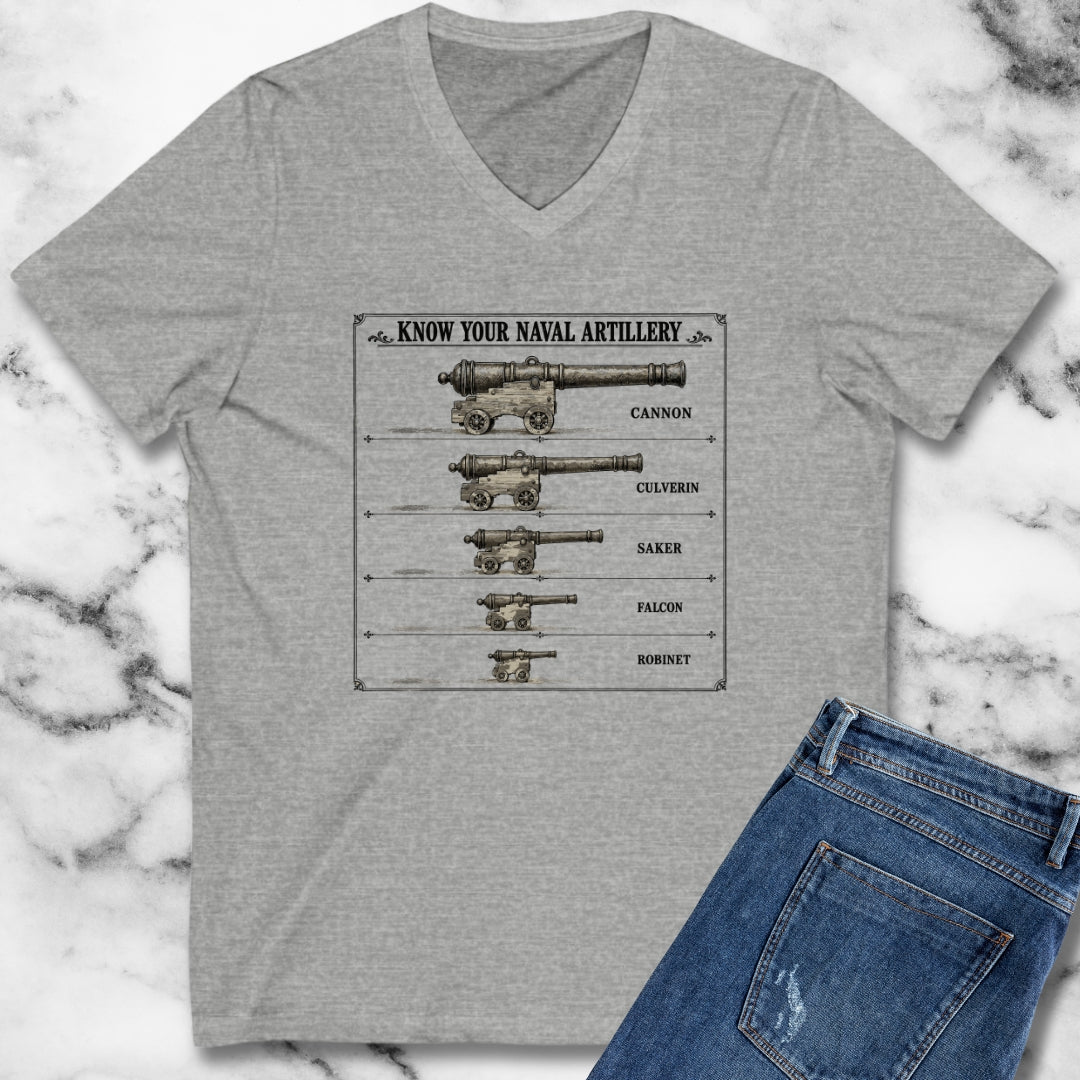 Know Your Naval Artillery V-neck