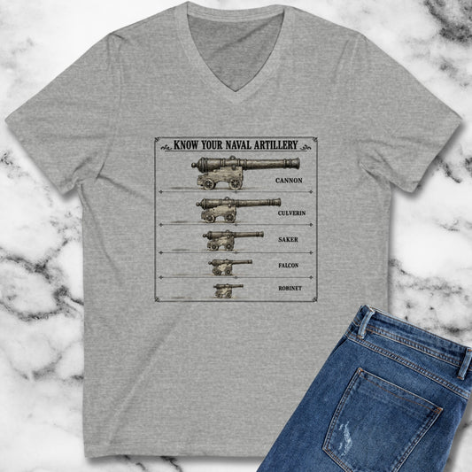 Know Your Naval Artillery V-neck