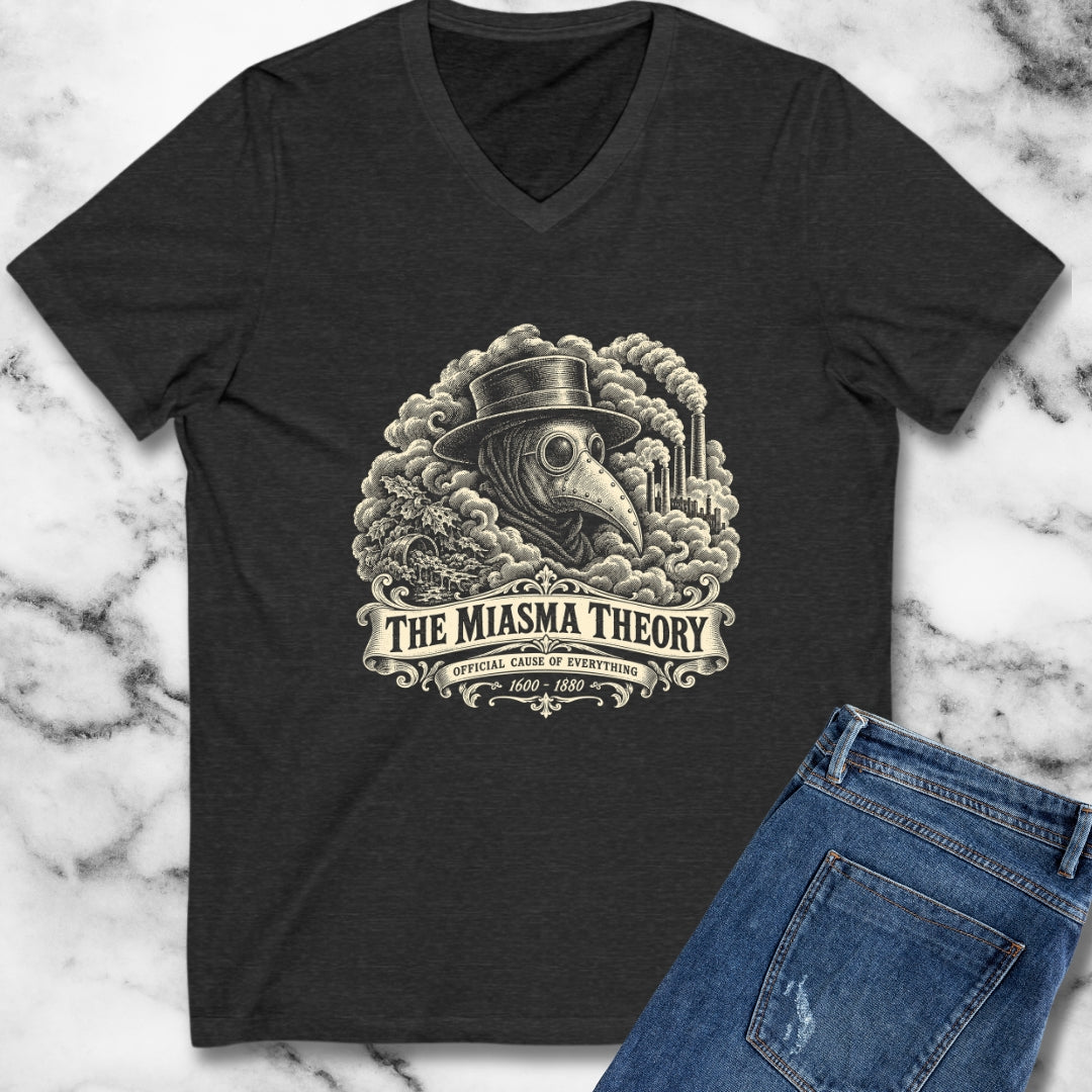 Miasma Theory Plague Doctor V-Neck