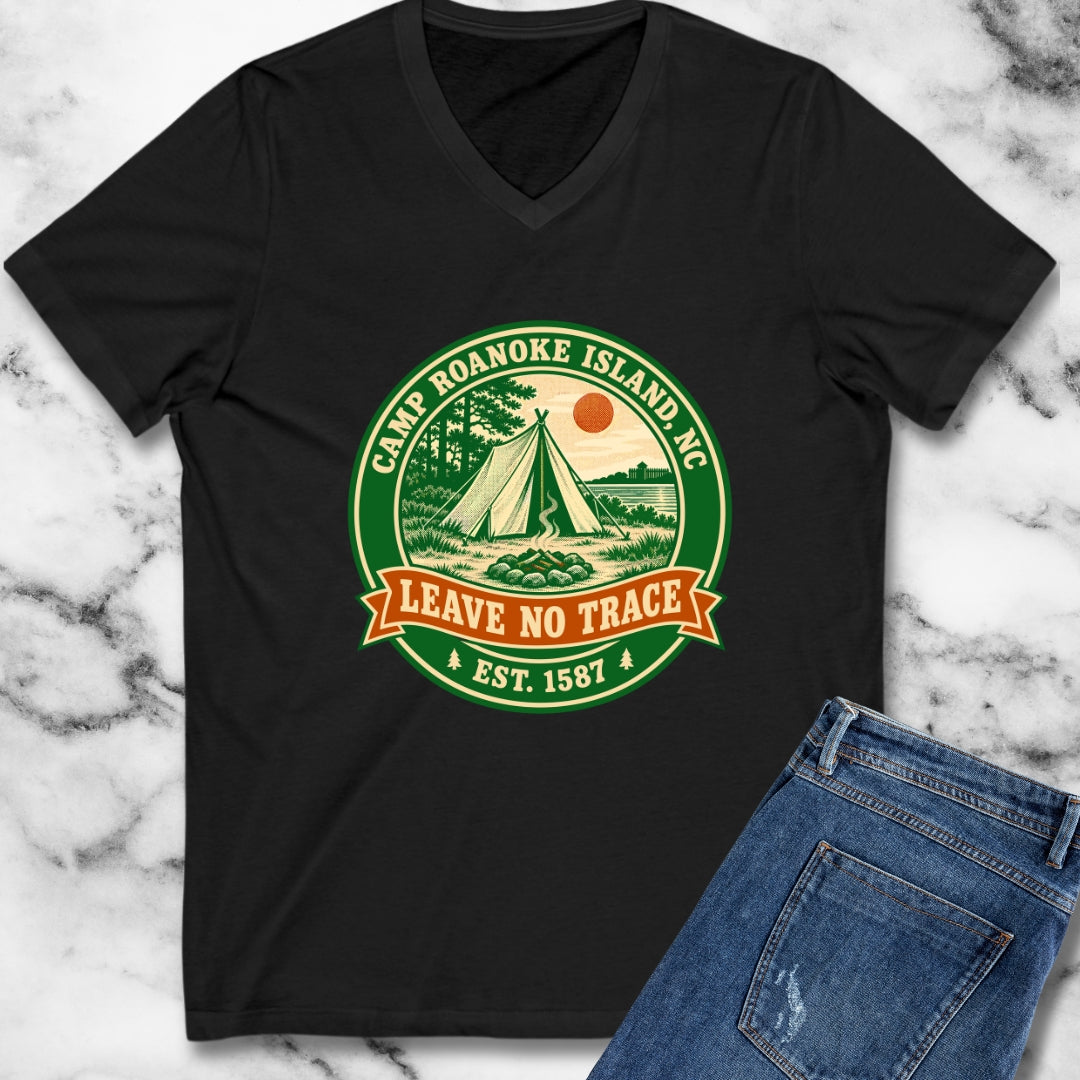 Camp Roanoke Leave No Trace V-Neck