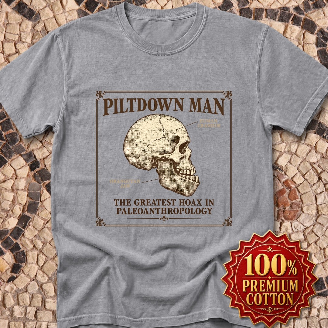 Piltdown Man Scientific Illustration Premium Tee