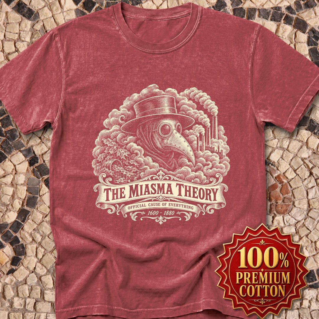 Miasma Theory Plague Doctor Premium Tee