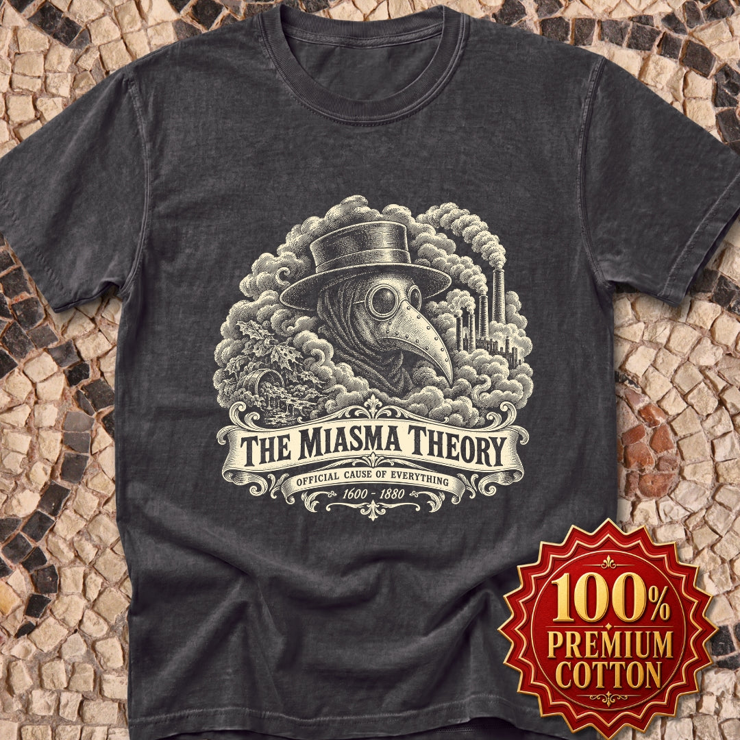 Miasma Theory Plague Doctor Premium Tee