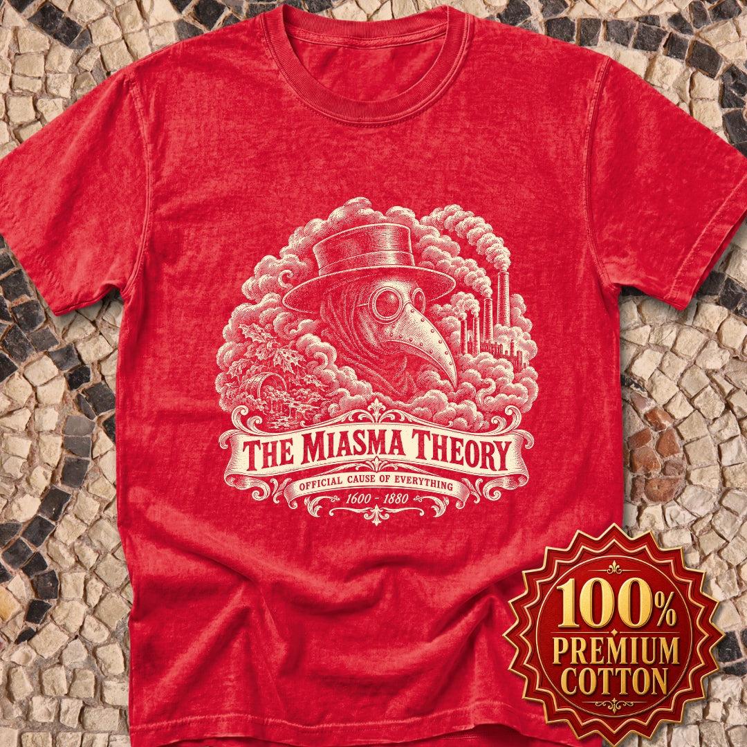 Miasma Theory Plague Doctor Premium Tee