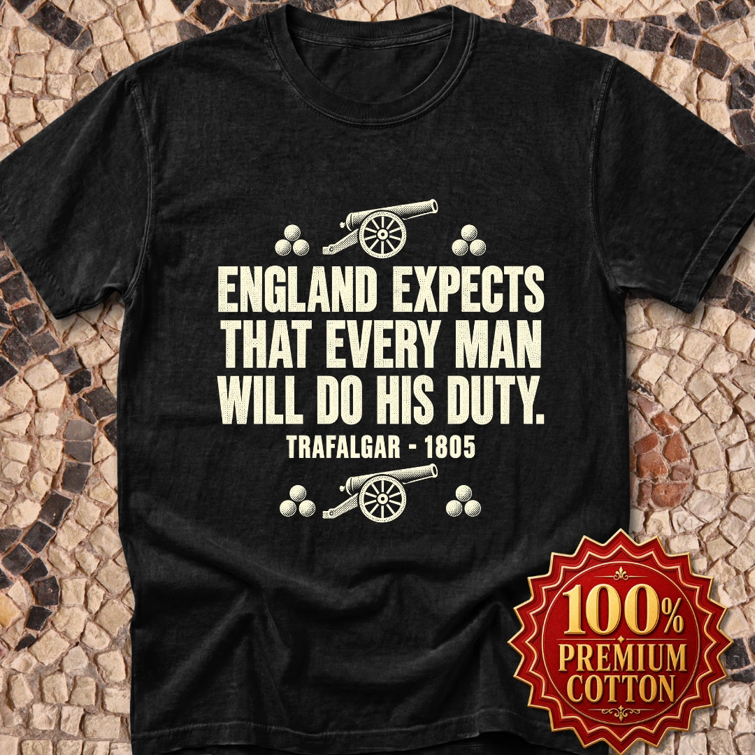 England Expects Trafalgar 1805 Premium Tee