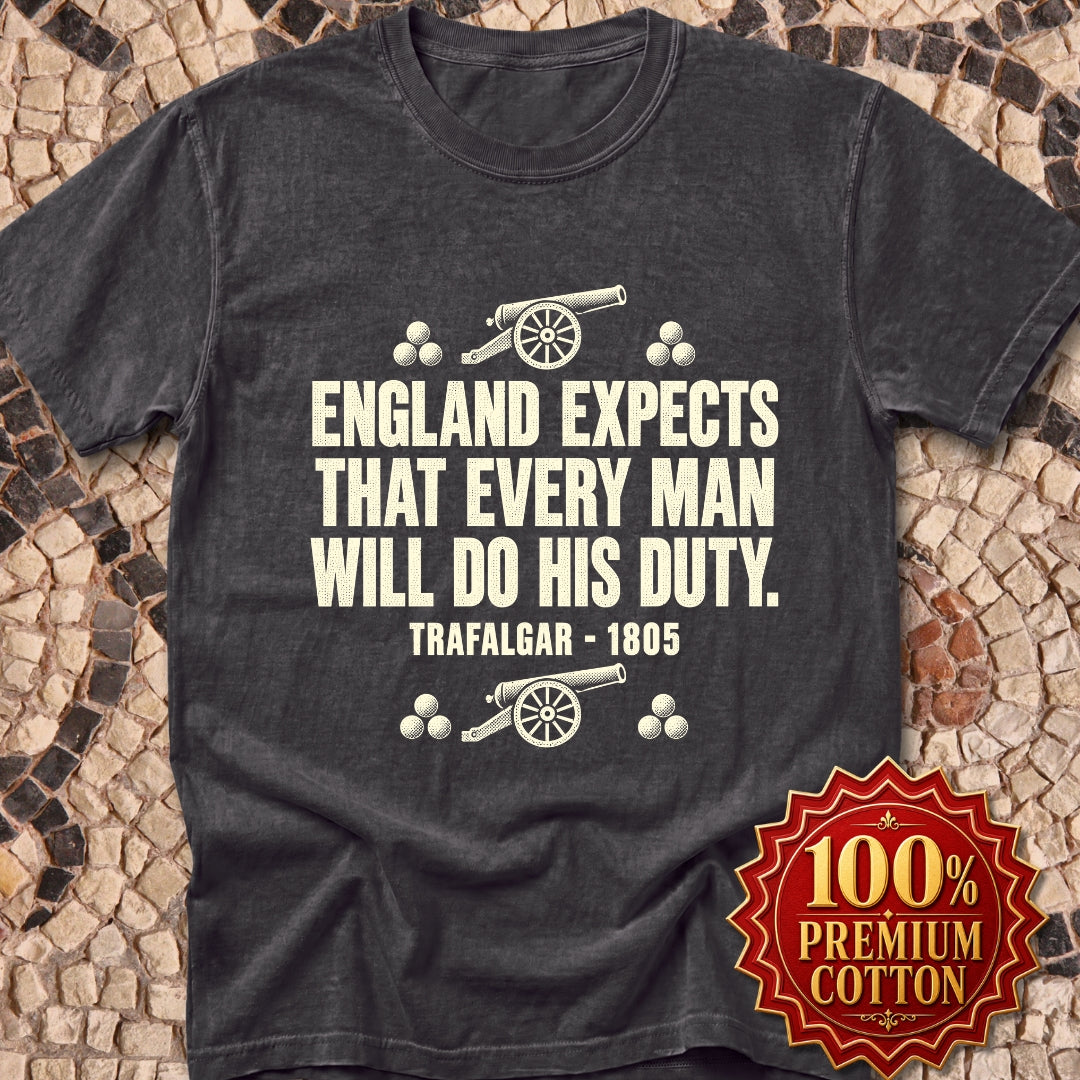 England Expects Trafalgar 1805 Premium Tee