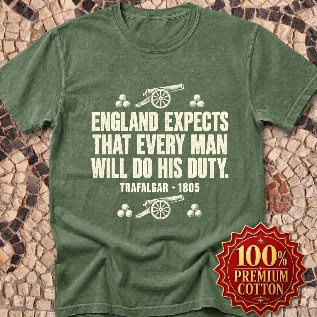 England Expects Trafalgar 1805 Premium Tee