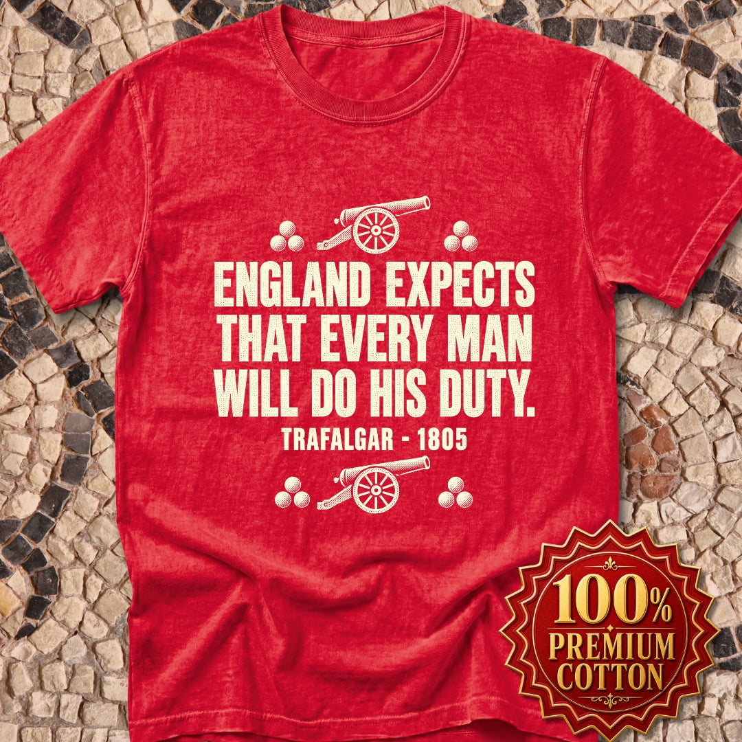 England Expects Trafalgar 1805 Premium Tee