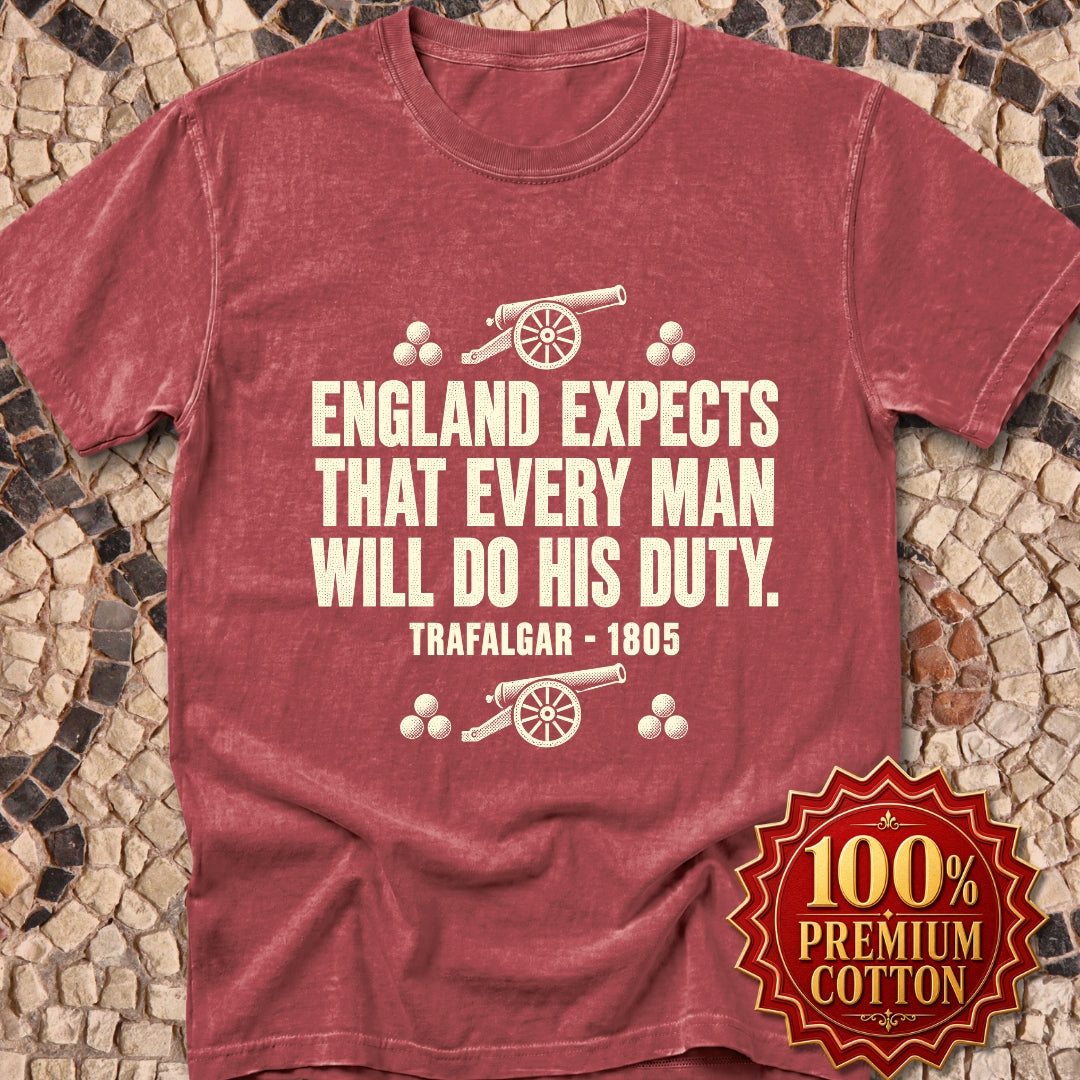 England Expects Trafalgar 1805 Premium Tee