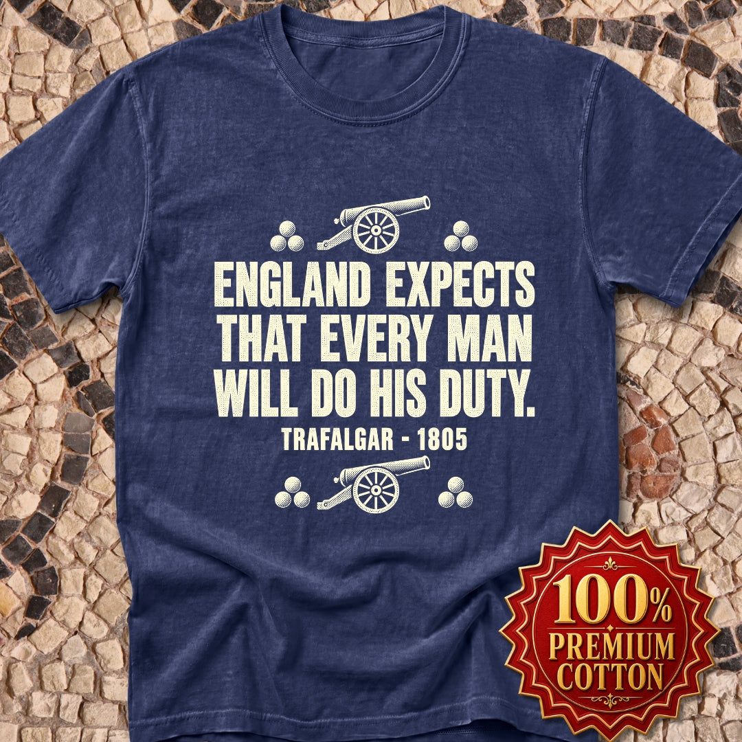 England Expects Trafalgar 1805 Premium Tee