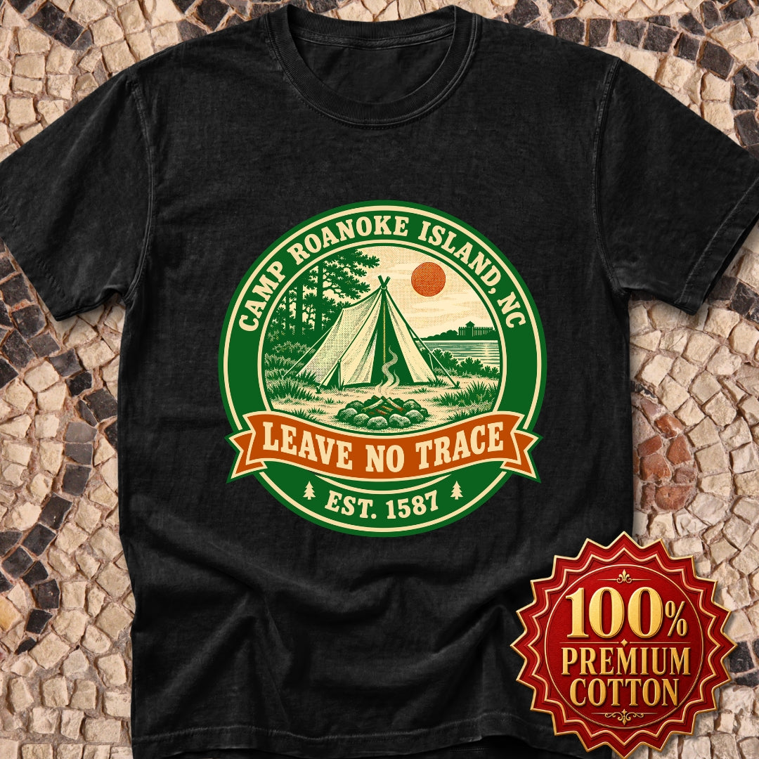 Camp Roanoke Leave No Trace Premium Tee