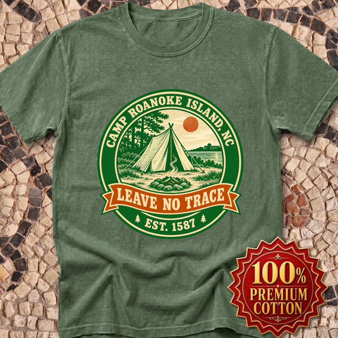 Camp Roanoke Leave No Trace Premium Tee
