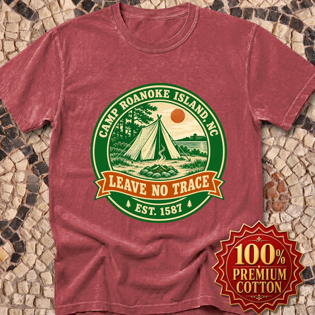 Camp Roanoke Leave No Trace Premium Tee