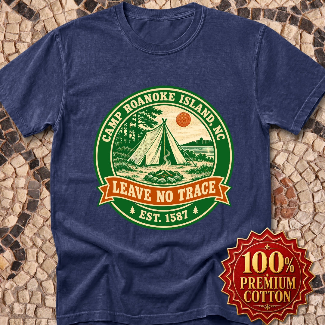 Camp Roanoke Leave No Trace Premium Tee