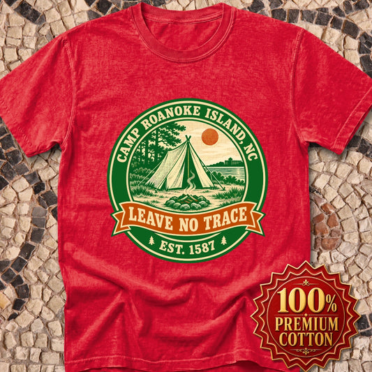 Camp Roanoke Leave No Trace Premium Tee