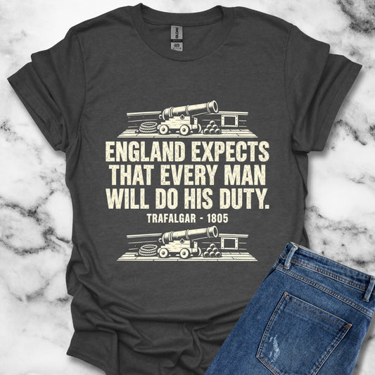 England Expects Trafalgar 1805 T-Shirt