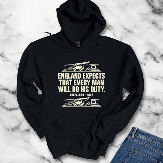 England Expects Trafalgar 1805 Hoodie