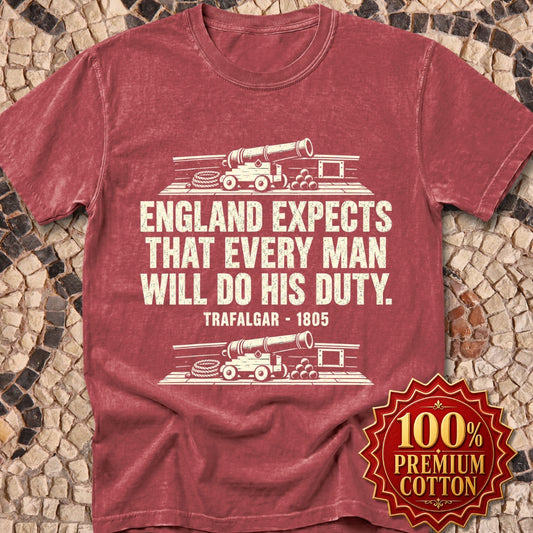 England Expects Trafalgar 1805 Premium Tee