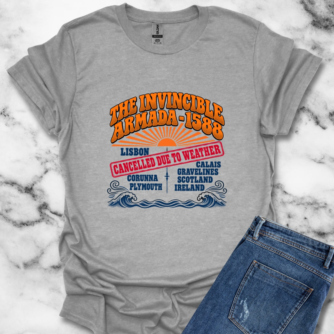 Invincible Armada Tour Dates T-Shirt