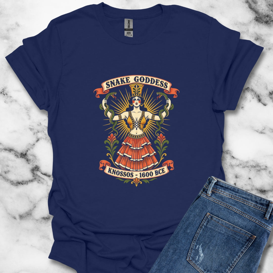 Snake Goddess Knossos T-Shirt