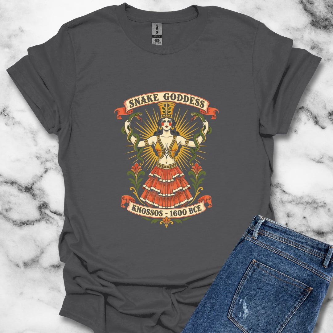 Snake Goddess Knossos T-Shirt