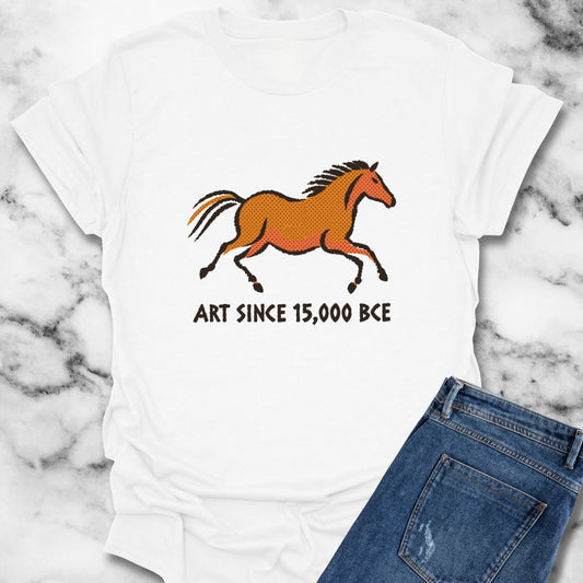 Lascaux Horse Art Since 15000 BCE T-Shirt